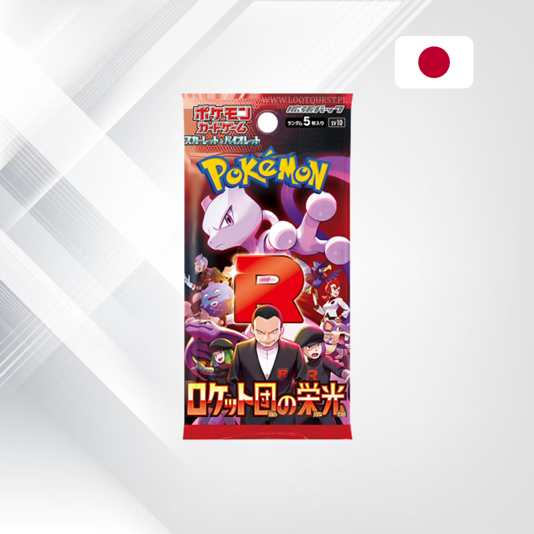 Pokemon TCG: Glory of Team Rocket – Booster (Japoński | SV10).