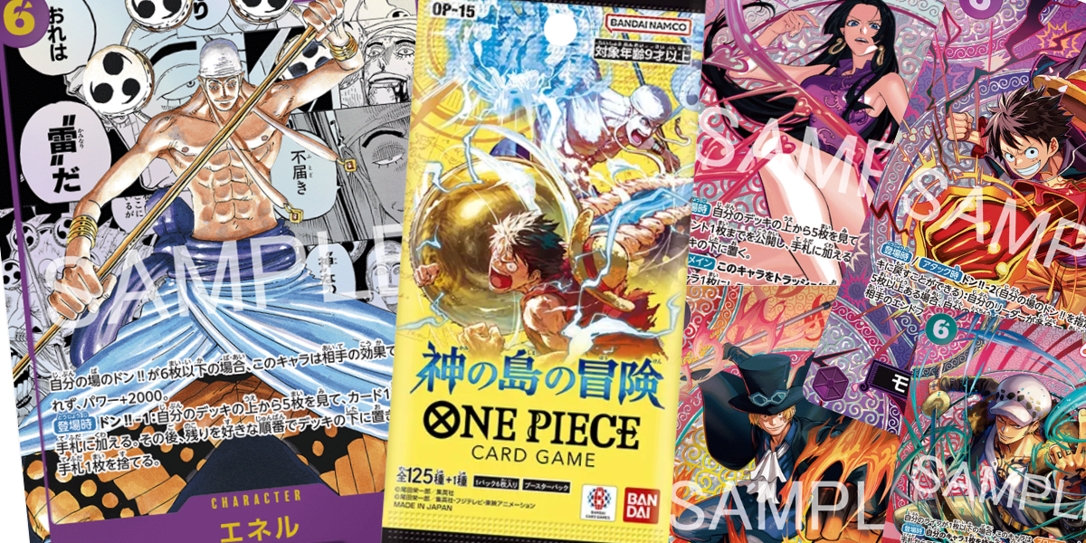 One Piece OP-15 Adventure on Kami’s Island – japońska edycja ze Skypiea Arc.