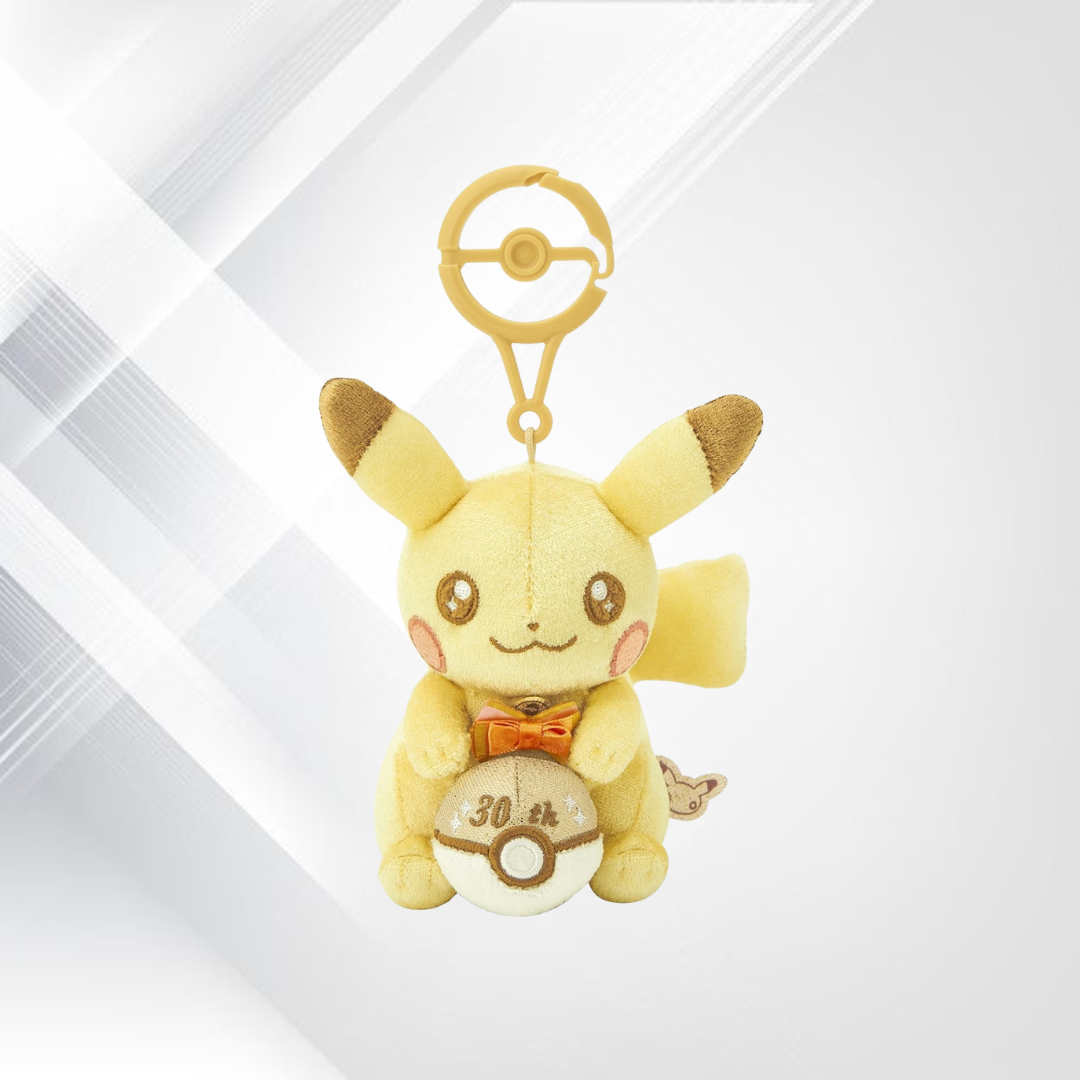 Pokémon 30th Anniversary – Pikachu Plush & Mascot Set – Pokémon Center Japan