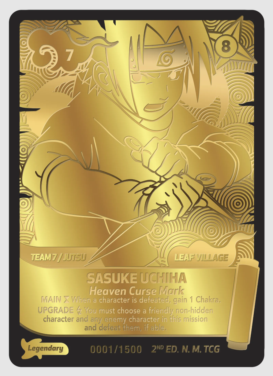 Naruto Mythos TCG Konoha Shido Team Set Sakura 2nd Edition