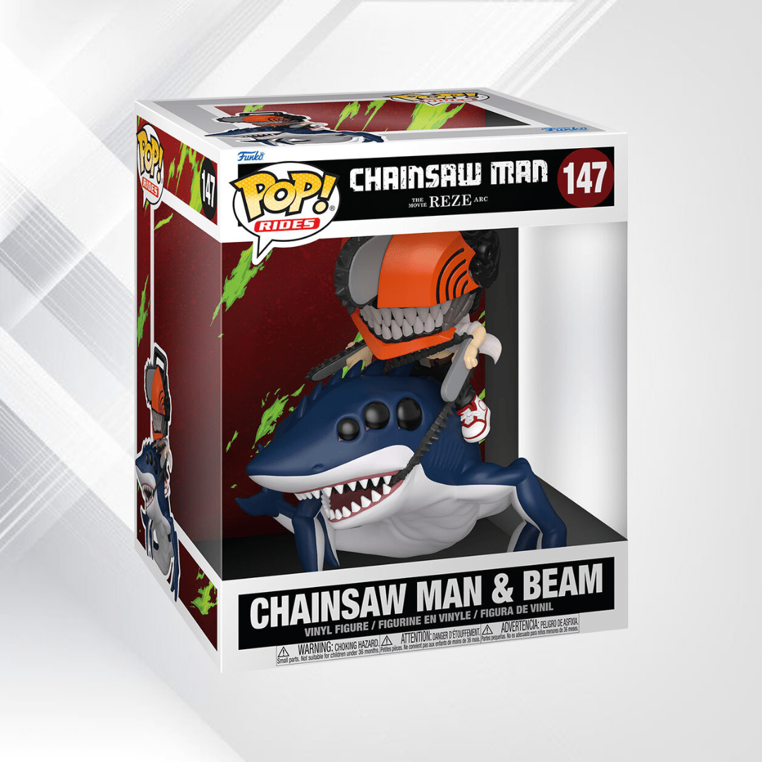 Chainsaw Man & Beam – Funko POP! Rides Deluxe 147 - Senpai Store