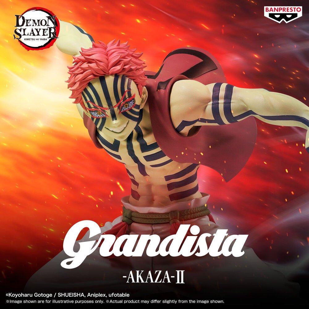 Demon Slayer: Kimetsu no Yaiba – Akaza II – Grandista – Figurka 23 cm - Senpai Store