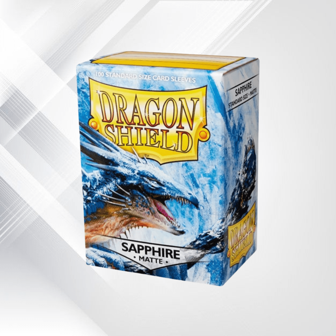 Dragon Shield – Sapphire Matte Blue – Koszulki Standard (100 szt.) - Senpai Store