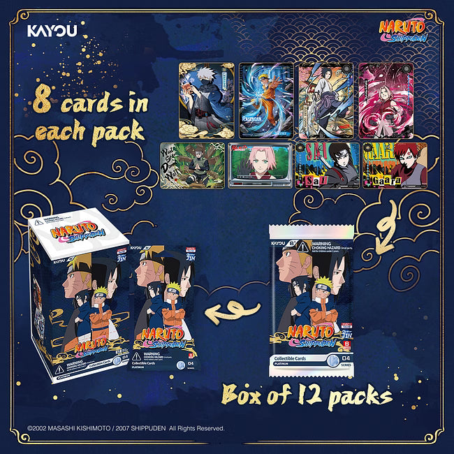 Naruto Smriti Chapter Jin – box z 12 boosterami, 8 kart w każdym boosterze