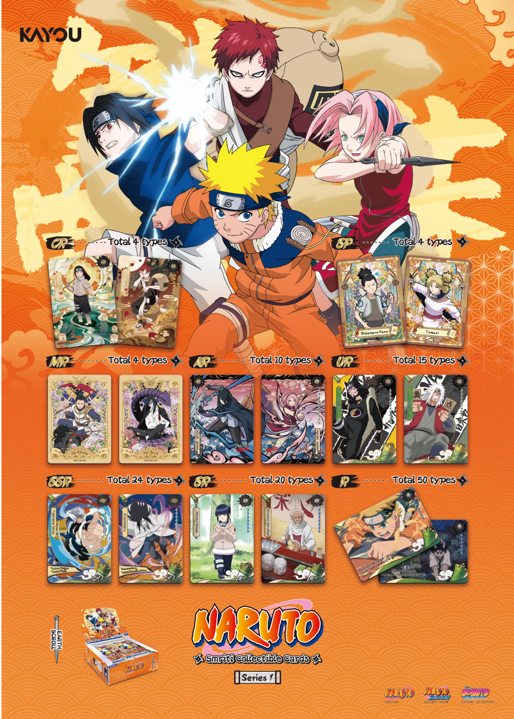 Naruto: Smriti Collectible Cards – Earth Scroll – Booster - Senpai Store