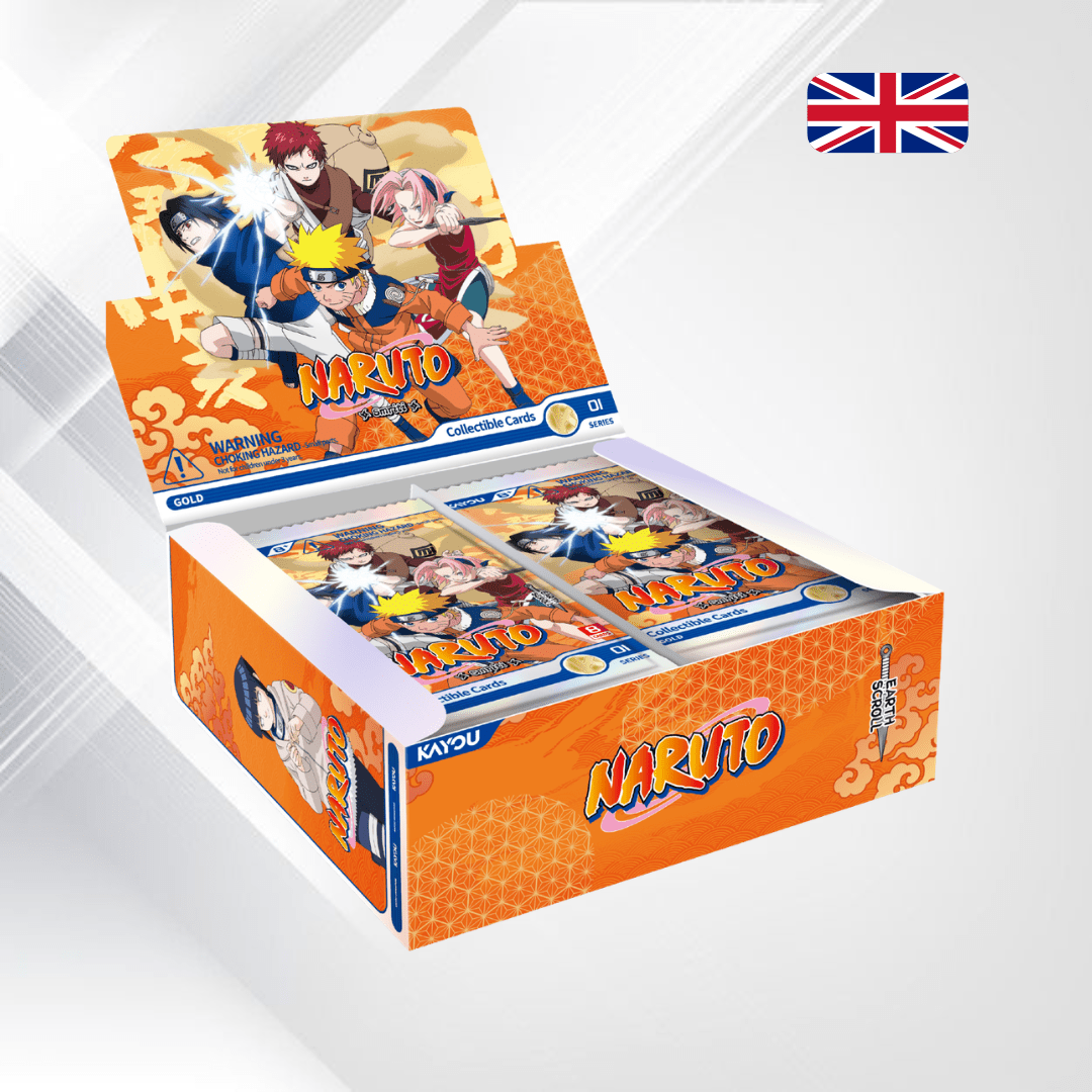 Naruto: Smriti Collectible Cards – Earth Scroll – Gold Booster Box - Senpai Store