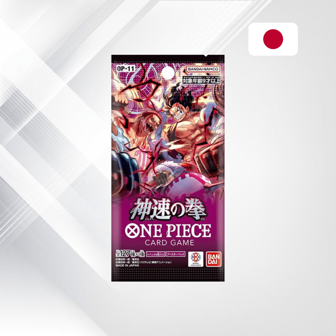 One Piece OP-11 – A Fist of Divine Speed – Japoński Booster - Senpai Store
