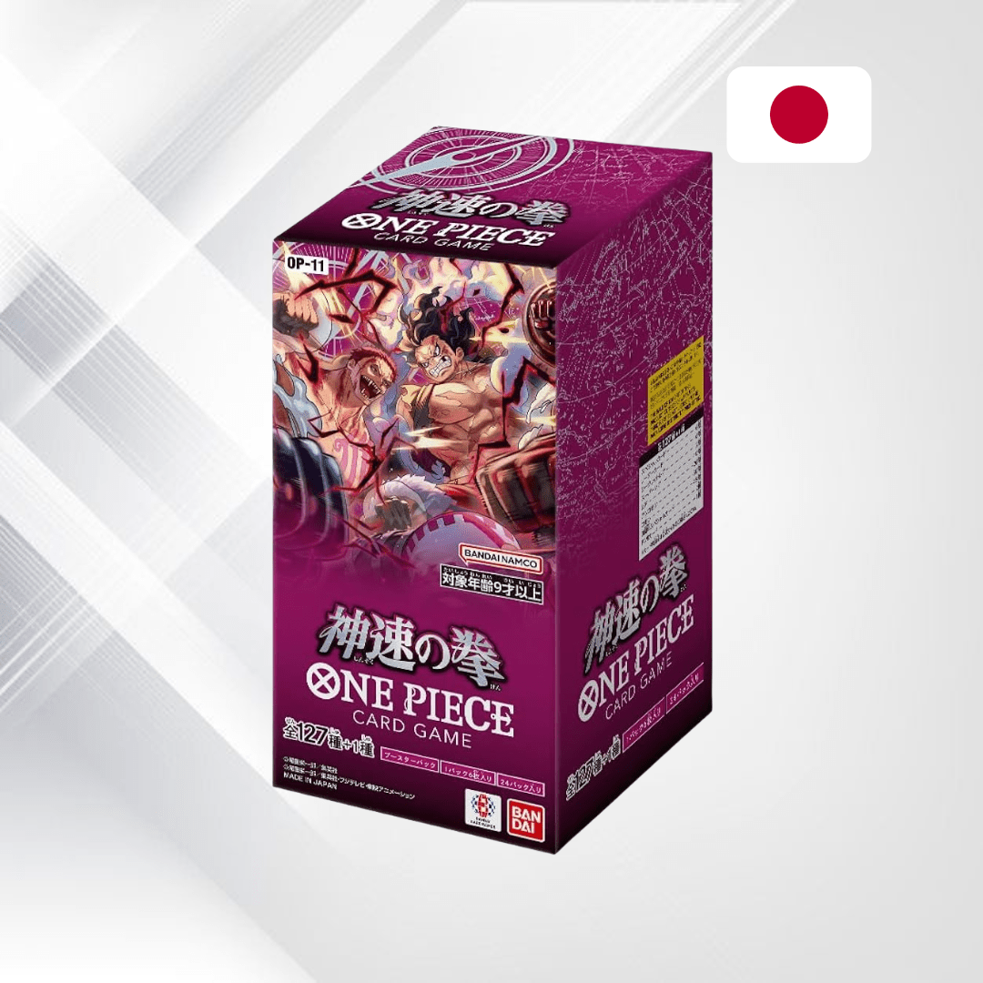 One Piece OP-11 – A Fist of Divine Speed – Japoński Booster Box - Senpai Store
