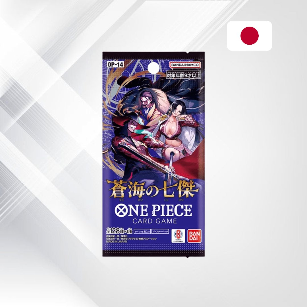 One Piece OP-14 – The Azure Sea’s Seven – Japoński Booster - Senpai Store