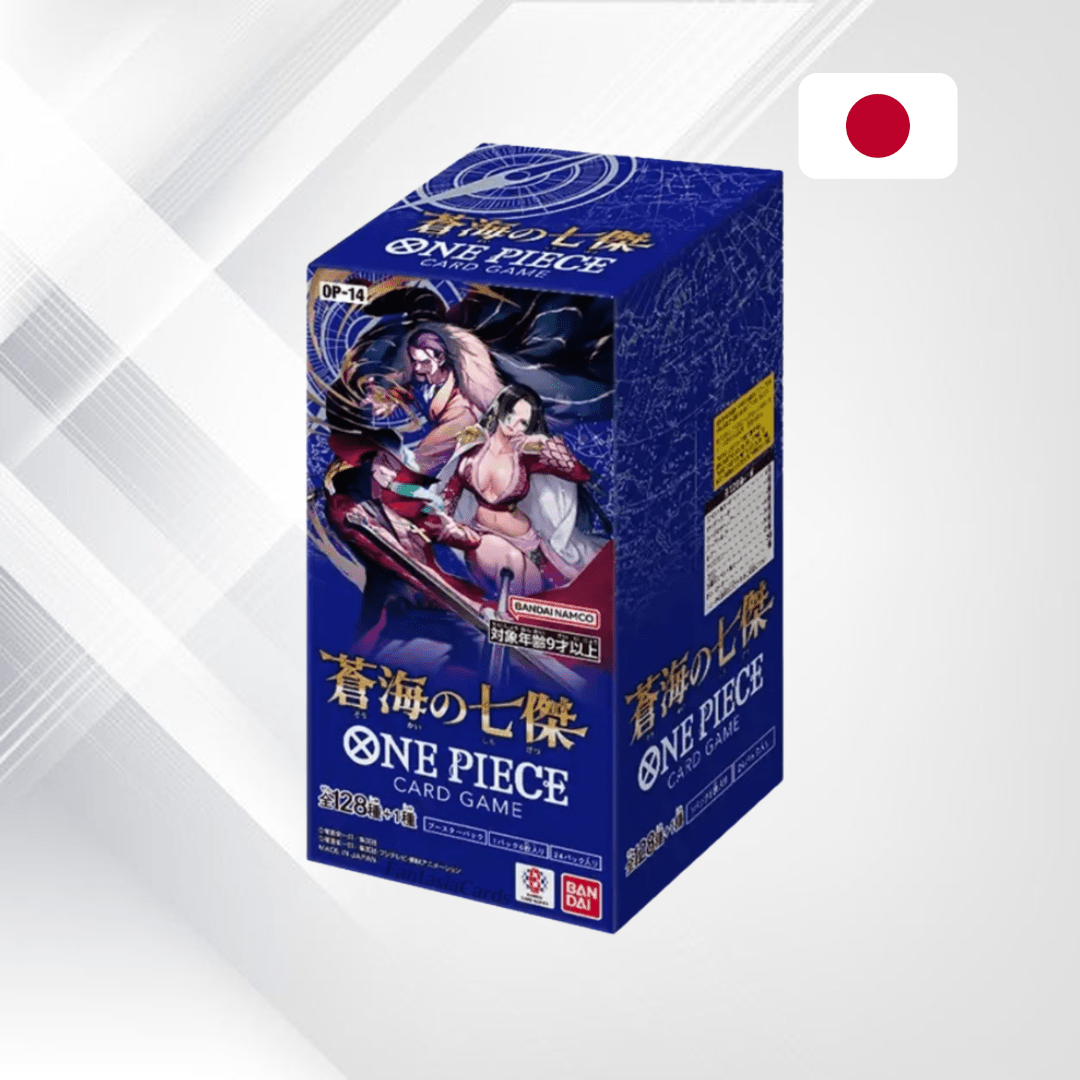 One Piece OP-14 – The Azure Sea’s Seven – Japoński Booster Box - Senpai Store