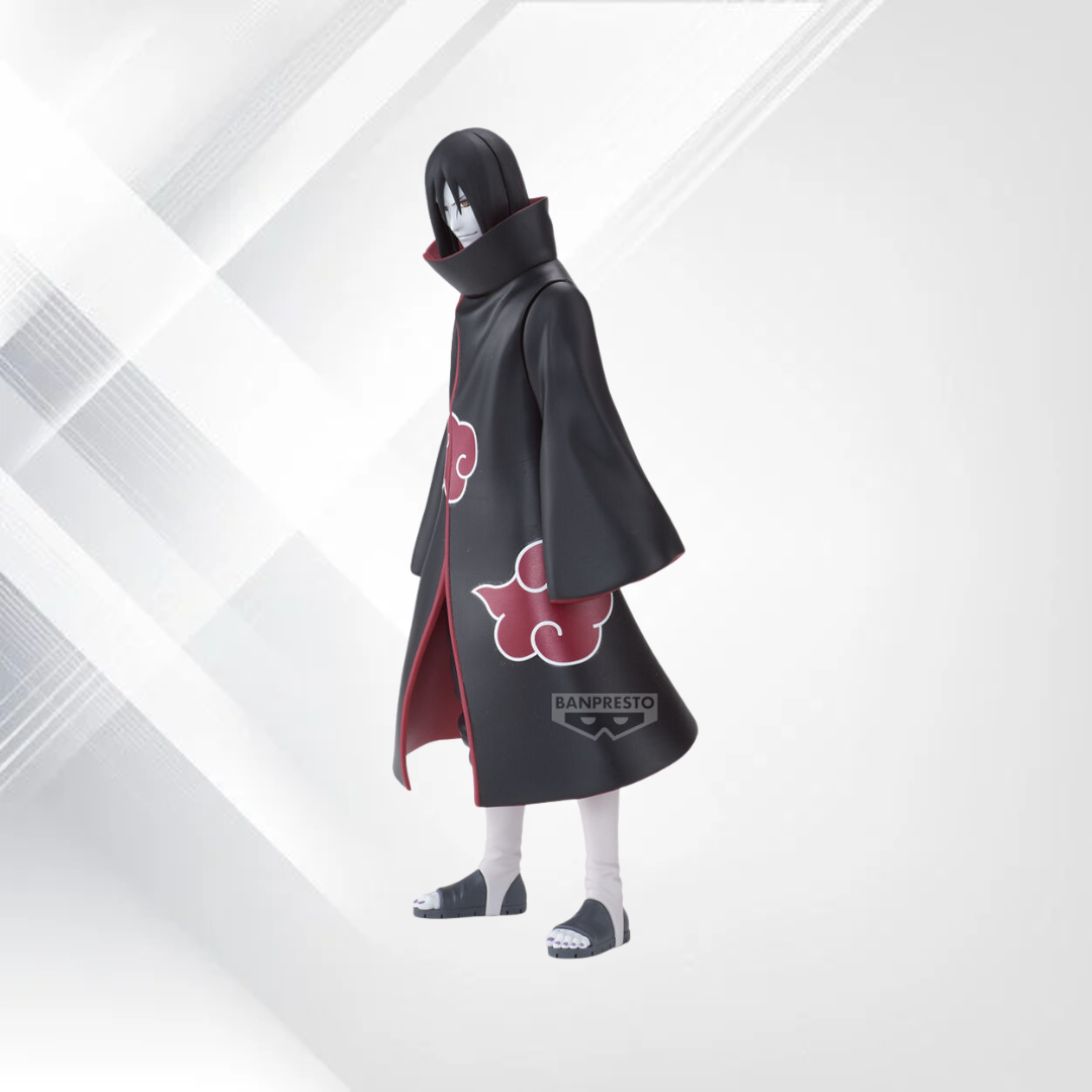 Orochimaru Noir Edge Collection – widok z boku, długie czarne włosy i wysoki kołnierz