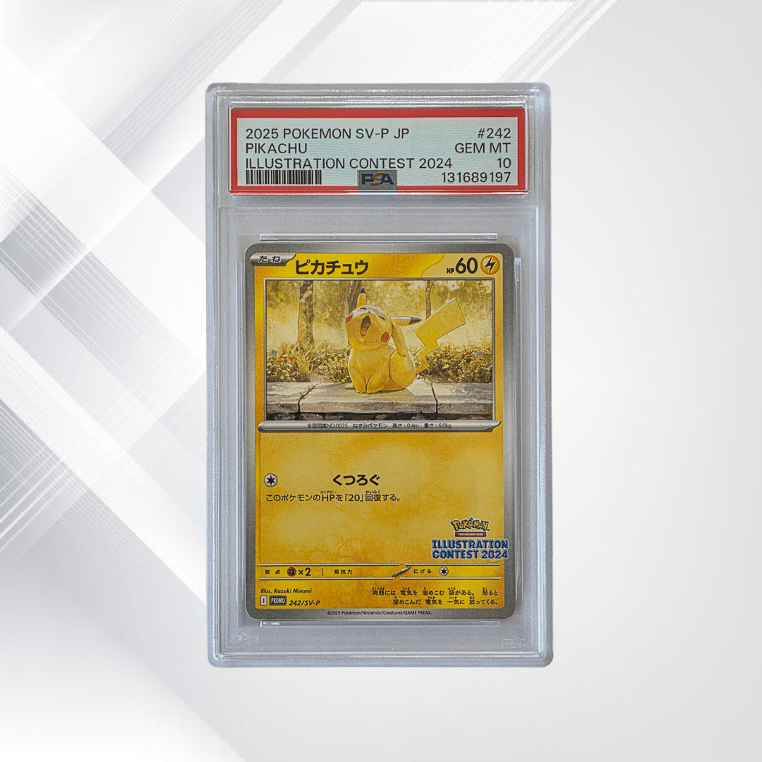 Pikachu – Illustration Contest Promo 242/SV-P – PSA 10 GEM MINT (2024) - Senpai Store