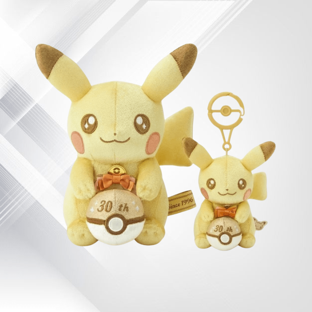 Pokémon 30th Anniversary – Pikachu Plush & Mascot Set – Pokémon Center Japan - Senpai Store