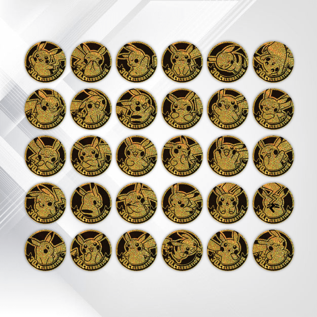 Pokémon TCG: 30th Anniversary Celebration Coin Set – Wersja Chińska - Senpai Store