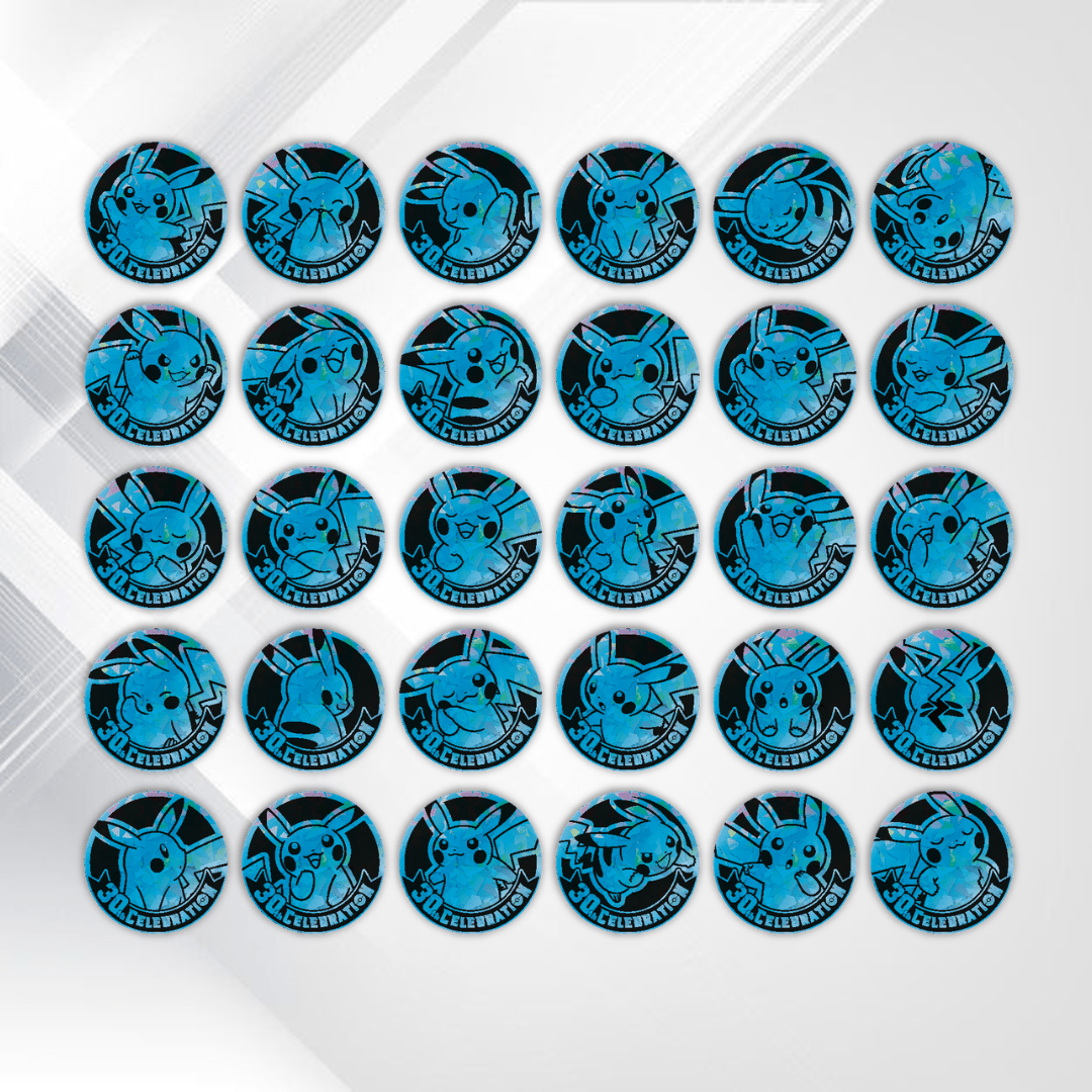 Pokémon TCG: 30th Anniversary Celebration Coin Set – Wersja Chińska - Senpai Store
