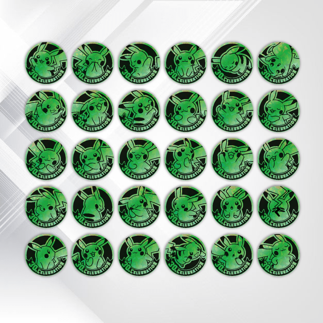 Pokémon TCG: 30th Anniversary Celebration Coin Set – Wersja Chińska - Senpai Store