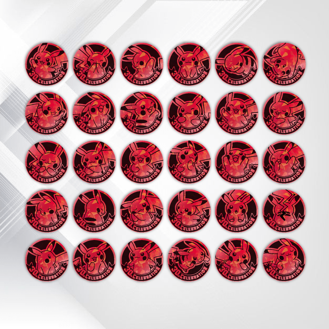 Pokémon TCG: 30th Anniversary Celebration Coin Set – Wersja Chińska - Senpai Store