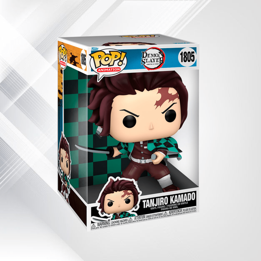 POP! Demon Slayer – Tanjiro Kamado Super Sized Jumbo 1805 (25cm) - Senpai Store