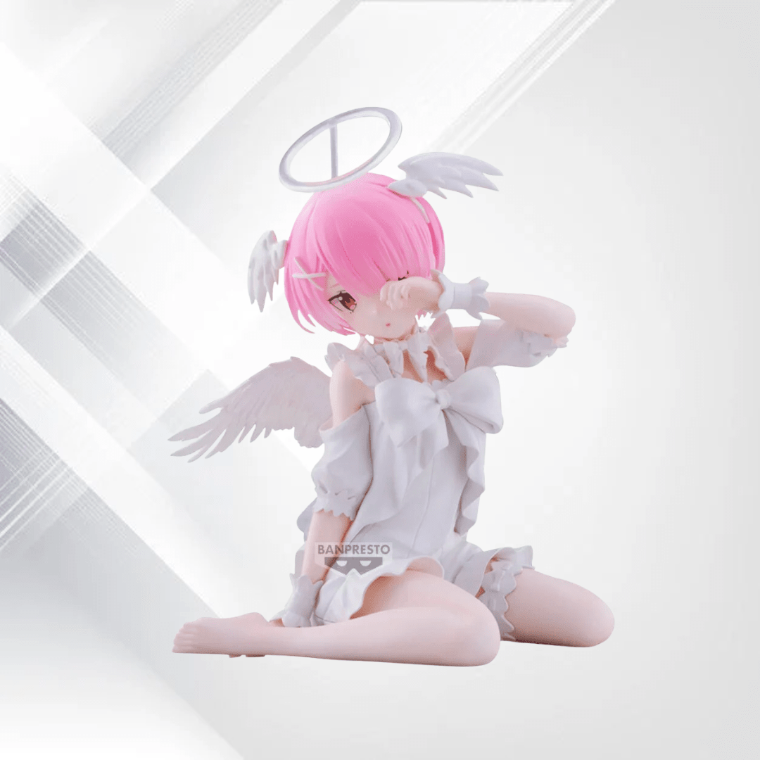 Re:Zero – Ram Sweet Angel Ver. – Relax Time – Figurka 13 cm - Senpai Store